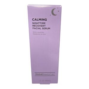 Global Beauty Care Calming Nighttime Recovery Facial Serum~ 1 fl oz NEW Face